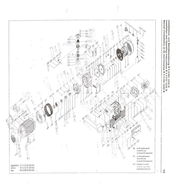 供應(yīng)德國Rietschle油式旋片真空泵VC-75 里其樂進(jìn)口真空泵